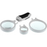 Набор луп с подсветкой VEBER S-CLAMP 3 с держателем «третья рука» 26238